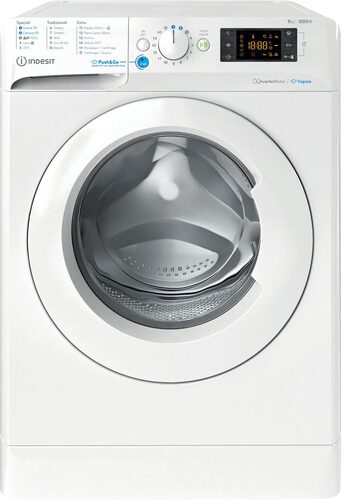 INDESIT BWE91296XWVIT LAVATRICE CF 9KG A 1200G INV DISP VAP