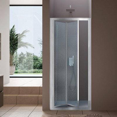 SAMO 100-FAQPL-6461US PORTA DOCCIA A LIBRO CRISTALLO 4 MM AMERICA QUATTRO