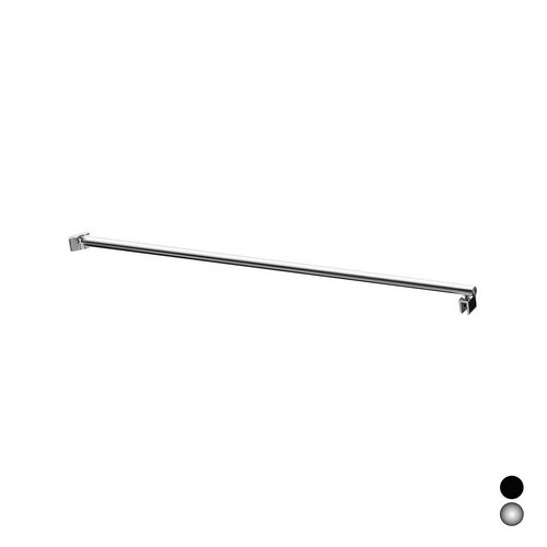 DHIMP BRACCIO PER WALK-IN CLEVER C/DOPPIA TESTA SNODABILE cm 120 Nero