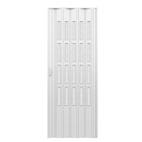 DH 100-UPVNB-100 PORTA D'ARREDO PER INTERNO A SOFFIETTO CON VETRO NIAGARA BIANCO