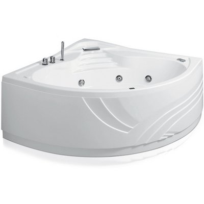 GLADH 101-75142 VASCA IDRO CON RUBINETTERIA BORDO VASCA ANGOLARE MOD. CIPRO