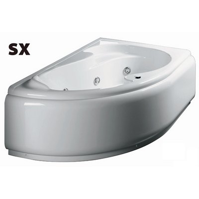 GLADH 101-75150-SX VASCA IDROMASSAGGIO ANGOLARE MOD. GRAZIA CON PANNELLO