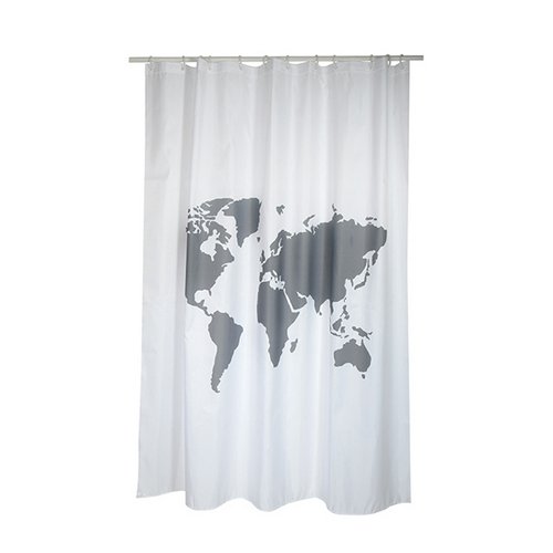SPIRE TENDA PER DOCCIA IN TESSUTO POLIESTERE WORLD cm 180x200