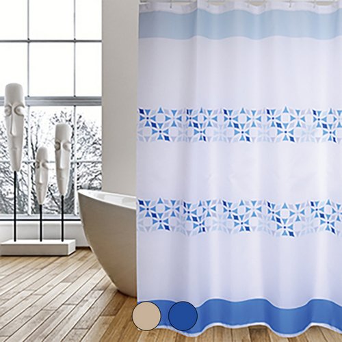 SPIRE TENDA PER DOCCIA IN TESSUTO POLIESTERE PORTO cm 180x200 Beige