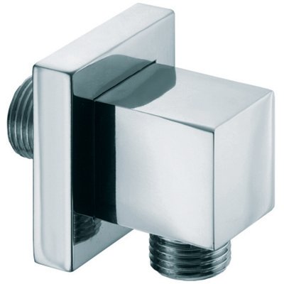 BOSSI 109-V00240 PRESA D'ACQUA QUADRA IN OTTONE CON ROSONE 1/2