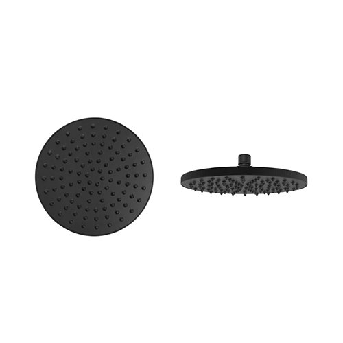 DH    SOFFIONE DOCCIA CEFALU Nero Opaco Diam. 250 mm