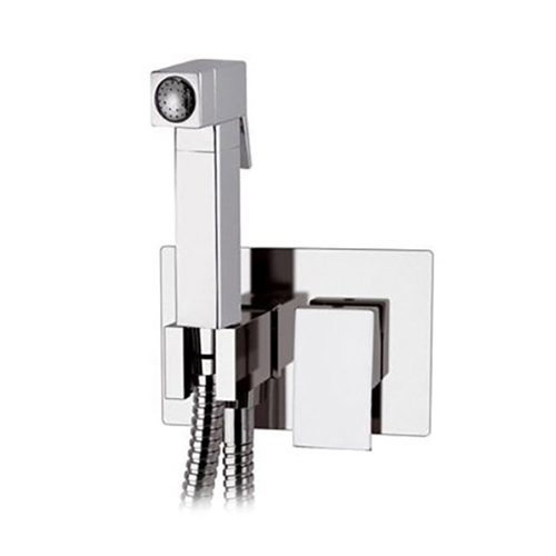 RERU  SET MISCELATORE A INCASSO CON DOCCETTA SHUT-OFF Cromo