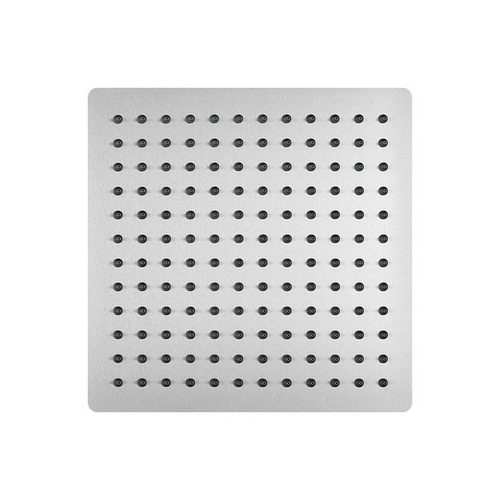 DH    SOFFIONE DOCCIA QUADRO ULTRA SLIM ACCIAIO INOX cm 20x20