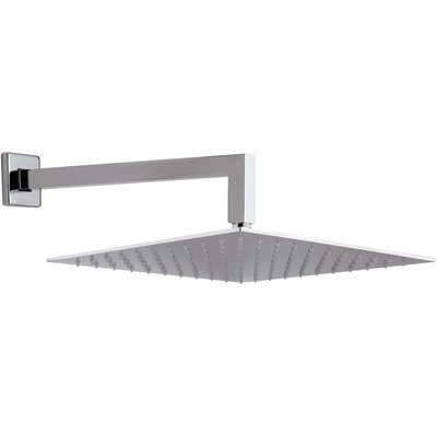 MARIA 110-RMQ15-05 SOFFIONE DOCCIA A PARETE QUADRO CM 30 CON BRACCIO