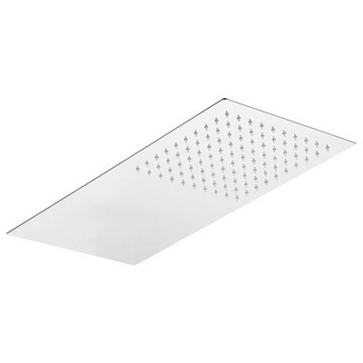 MARIA 110-RMR400 SOFFIONE 1 GETTO RETTANGOLARE ULTRA PIATTO ACCIAIO INOX