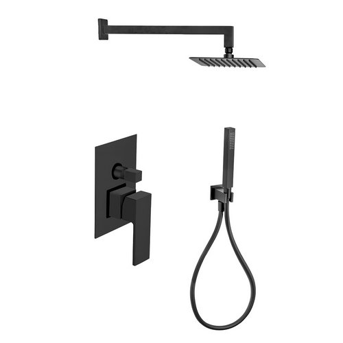 DH 110-V184-NO KIT DOCCIA KYRA 2 NERO OPACO