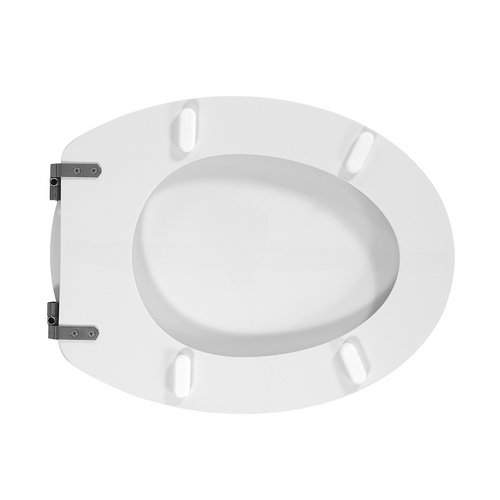 CW    SEDILE WC PER DOLOMITE VASO PERLA FORMA 1 Bianco - Cerniere A passan