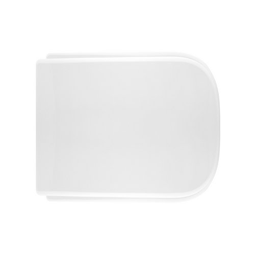 DH    SEDILE WC PER ESEDRA VASO QUADRA Bianco -Cerniere C espansione