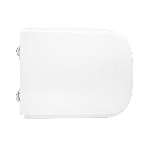 DH    SEDILE WC PER GLOBO VASO STONE 56 FORMA 8 Bianco - Cerniere C espansion