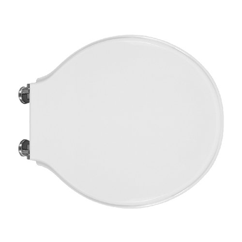 DH    SEDILE WC SENESI PER VASO LUTEZIA FORMA 2 Bianco - Cerniere A passanti