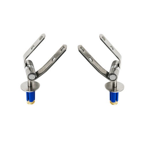 DH 111-323 KIT CERNIERE INOX FISSA AD ESPANSIONE MOD. S05
