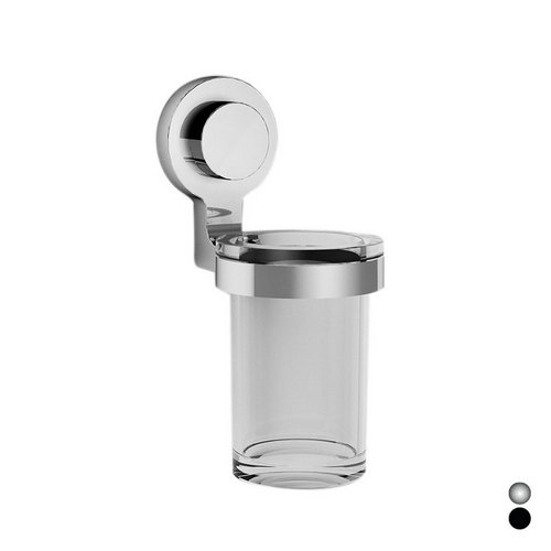 KOEMO PORTA BICCHIERE KISSY Cromo cm 7,6 x h.17,8 x 12