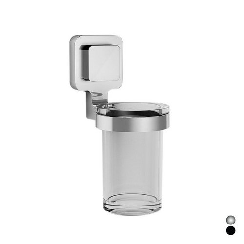 KOEMO PORTA BICCHIERE SERIE KARA Cromo cm 7,6 x h.17,8 x 12
