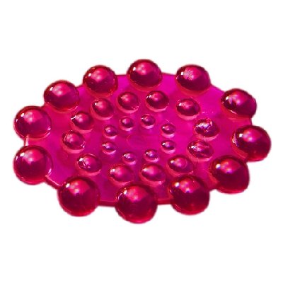 DH 121-R299-CR PORTA SAPONE MOD. ATOMO IN PVC