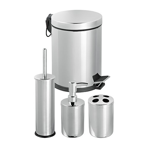 DH    SET BAGNO 4 PEZZI FIORDALISO Cromo