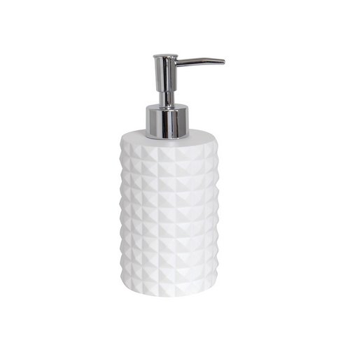 SPIRE DISPENSER SAPONE IN POLIRESINA MOSAIK Bianco