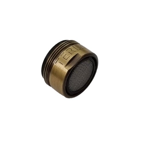 senza AERATORE IN OTTONE CON FILTRO MASCHIO 24X1 M 24x1 - Dorato