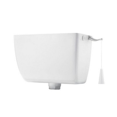 CR 132-803 CASSETTA DI SCARICO IN PVC ALTA SENZA TUBO