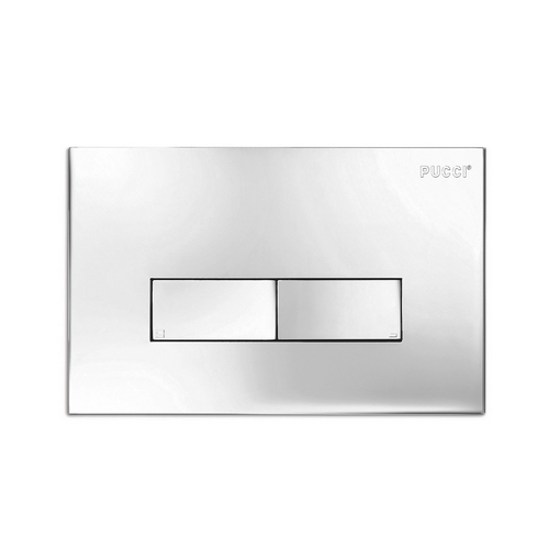 PUCCI PLACCA PER CASSETTA INCASSO PUCCI ECO CON TELAIO Cromo