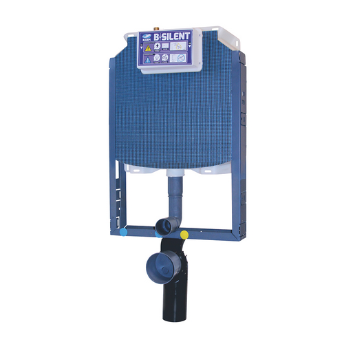 BAMPI CASSETTA INCASSO CON TELAIO PER WC SOSPESO COMBY SILENT 6/3 lt.