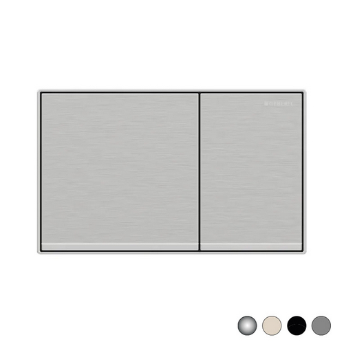 GEBER PLACCA DI COPERTURA 2 TASTI SIGMA 60 Grigio Sabbia
