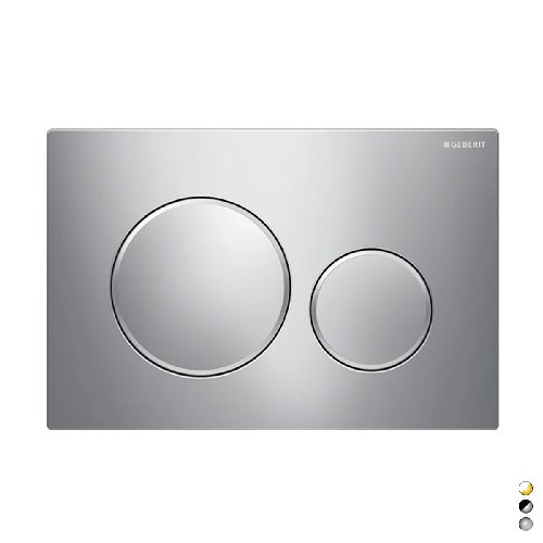 GEBER 132-G115882-111 PLACCA DI COPERTURA 2 TASTI SIGMA 20 GEBERIT