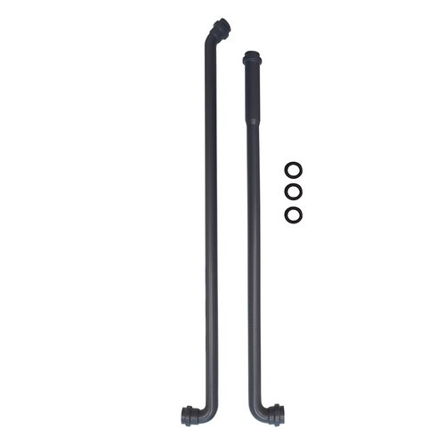 CR    2 PZ TUBI DA INCASSO PER CASSETTA ALTA CON OR Diam. 30
