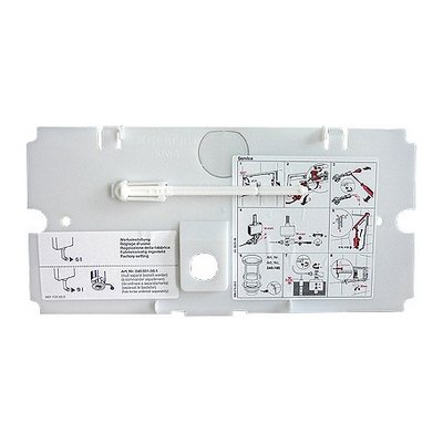 GEBER 133-G240073-001 PLACCA DI PROTEZIONE COMPLETA PER TWINLINE 12 CM
