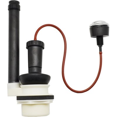 TREMO 133-TR160 MECCANISMO DI SCARICO IN PLASTICA A PULSANTE CROMO