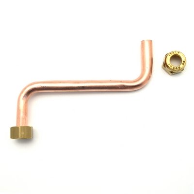 DH 134-0315 TUBO RAME A S CON 2 CALOTTE 3/8