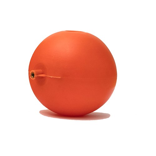 IKARO 134-0521-120 SFERA IN PLASTICA TONDA ARANCIO PER ASTE TONDE