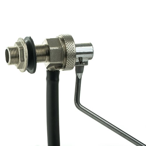 DH    RUBINETTO A GALLEGGIANTE NICHELATO SILENZIOSO 3/8   200 mm