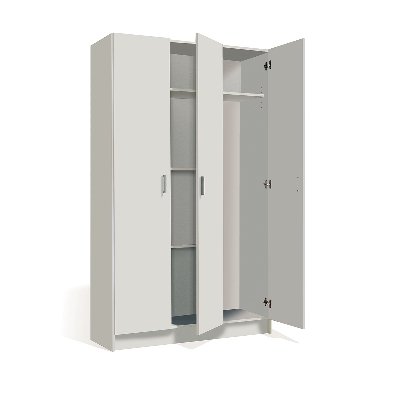 DH 140-F102-B180 ARMADIO MULTIUSO CON PORTASCOPE 3 ANTE