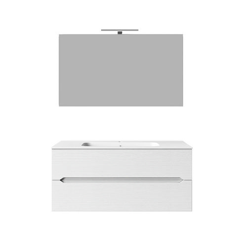 DH    MOBILE SOSPESO LINEA TALIA DA 120 CM Larice Bianco