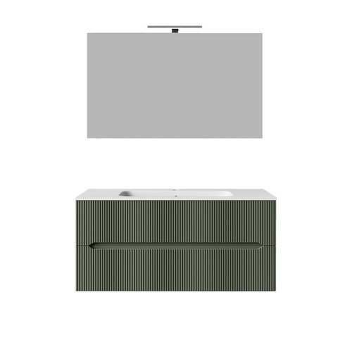 DH    MOBILE BAGNO SOSPESO LINEA STICK CANNETTATO DA 120 CM Tortora Opaco