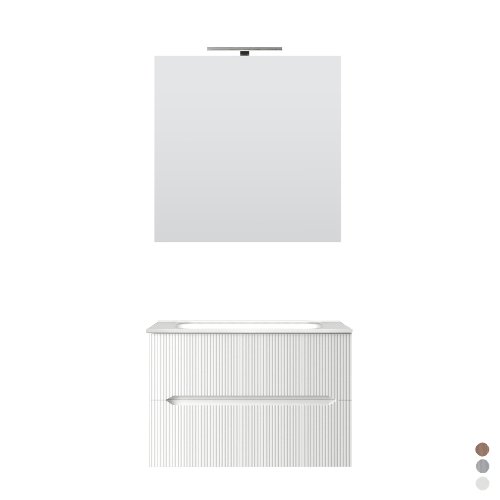 DH 142-DMD70-TS MOBILE BAGNO SOSPESO LINEA STICK CANNETTATO DA 70 CM