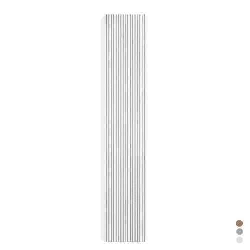 DH    COLONNA BAGNO SOSPESA LINEA STICK CANNETTATO H 150 Rovere Chiaro