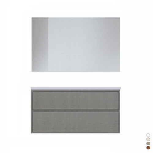 DH    MOBILE BAGNO SOSPESO LINEA ELEGANCE L. 120 CM Noce