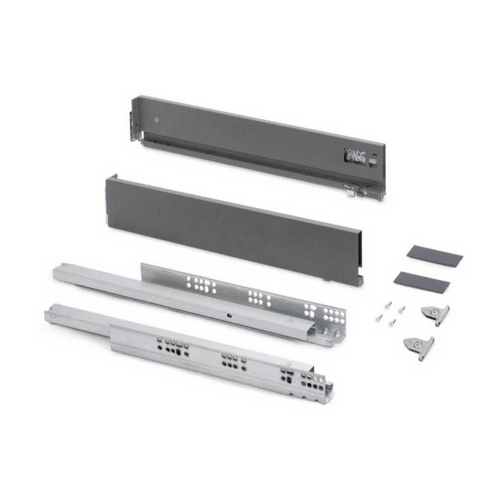 DH    COPPIA RICAMBIO GUIDE CASSETTI ELEGANCE  93X400 H.93 x P.400 mm