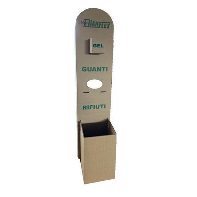 DH 150-P2023 COLONNINA PER IGIENIZZANTE FULL-OPTIONAL RESISTENTE IN CARTONE