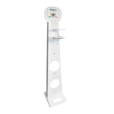 DH 150-P2024 COLONNINA PORTA IGIENIZZANTE PRATICO E RESISTENTE BIANCO