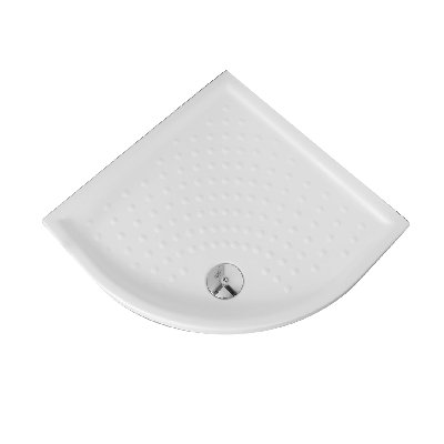 DH 179-D6130-80 PIATTO DOCCIA H6 ANGOLARE IN CERAMICA DIANHYDRO
