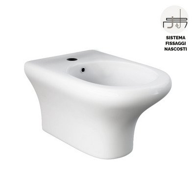 RAK 181-N312-R BIDET SOSPESO COMPACT/NINFEA FISSAGGIO NASCOSTO