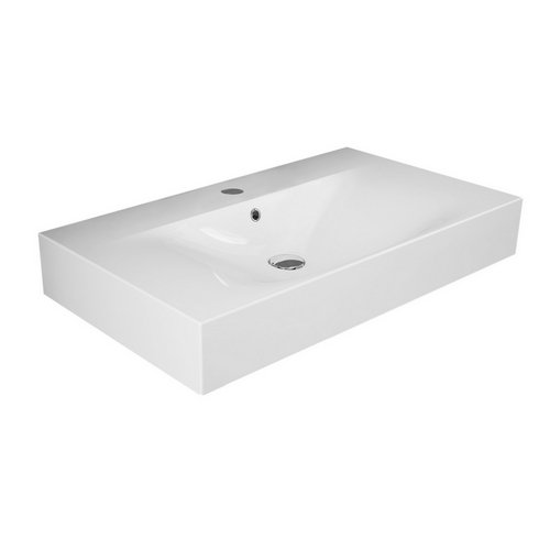 RAK 182-B101-080 LAVABO SOSPESO DES CON FORO PER RUBINETTO