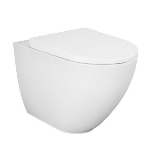 RAK 182-B451 VASO FILO MURO TRASLATO DES RIMLESS CM.58 FISSAGGI NASCOSTI